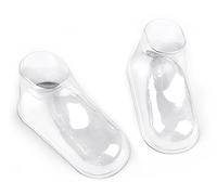 Ostlttyn Exhibición de pies de bebé de plástico transparente, botines de bebé, zapatos de ganchillo, calcetines, escaparate de zapatos para niños pequeños, soporte para formas de zapatos, soporte para