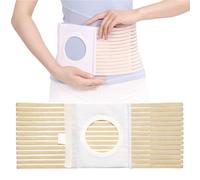 Ostomy Hernia Support Belt For Men/Women, Elastic Abdominal Support Belt Preventing Stoma Hernia And Reinforce Colostomy Bags(XL)