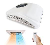 Ostreemaner Aire Acondicionado de Techo para RV, función Dual de frío y Calor, 12v/24v, Ajuste de conversión de frecuencia, bajo Nivel de Ruido,24V