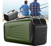 Ostreemaner Aire Acondicionado Portatil, Aire Acondicionado Caravana, Tres Velocidades Ajustables, con Controlador Y Asa Portátil, 4 Modos De Funcionamiento, Deshumidificación Sin Drenaje,IOG-1-Green