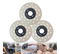 OSTRI 4-Inch Porous Widened Cutting Blade for Stone Ceramic, Ceramic Tile and Rock Slab Cutting and Grinding, Diamond Tile Cutting Grinding Wheel Disc for Angle Grinder (3pcs)