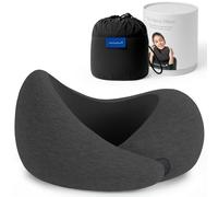 Ostrichpillow Go Neck Pillow - Almohada de Viaje de Espuma de Memoria, Diseño Ergonómico de 360º, Lados Asimétricos, Bolsa de Viaje Incluida, Funda Lavable de Modal