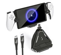 OSTROGEAR Estación de Carga para PS Portal Remote Player, Soporte Base di Carga Rápida Portátil Compacto Accesorios para PS Portal Consola con Cable Type C, Negro