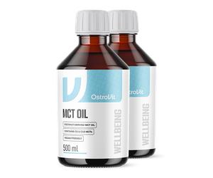 OstroVit Aceite MCT de coco 2 x 500 ml sabor natural