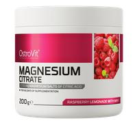OstroVit Citrato de magnesio 200 g sabor limonada de frambuesa con menta