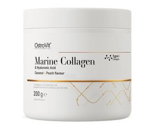 Ostrovit - Colágeno Marino y Ácido Hialurónico con Coco y Melocotón (200 g)