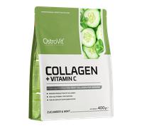 OstroVit Colágeno + Vitamina C 400 g sabor pepino y menta