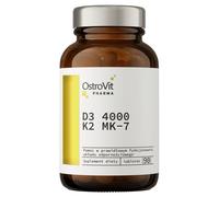 Ostrovit Pharma Vitamina D3 4000 UI + K2 MK-7 - 90 Tabletas