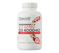 OstroVit Vitamina D3 4000 UI + K2 110 comprimidos