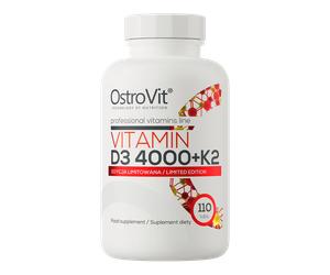 OstroVit Vitamina D3 4000 UI + K2 110 comprimidos