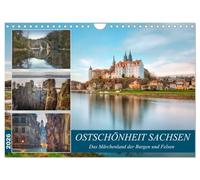 Ostschönheit Sachsen - Das Märchenland der Burgen und Felsen (Wandkalender 2026 DIN A4 quer), CALVENDO Monatskalender: Eine Region wie aus einem ... Felsformationen und romantischen Dörfern.