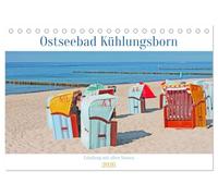 Ostseebad Kühlungsborn. Erholung mit allen Sinnen (Tischkalender 2026 DIN A5 quer), CALVENDO Monatskalender: Kühlungsborn in 12 lichten, freundlichen Bildern