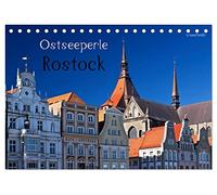 Ostseeperle Rostock (Tischkalender 2026 DIN A5 quer), CALVENDO Monatskalender: Rostock - Auferstanden wie Phönix aus der Asche