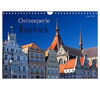 Ostseeperle Rostock (Wandkalender 2026 DIN A4 quer), CALVENDO Monatskalender: Rostock - Auferstanden wie Phönix aus der Asche