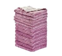 OstWony - Paños de limpieza superabsorbentes, toallas de cocina, paños de cocina reutilizables, 24 x 24 cm, trapos de limpieza de microfibra de doble cara para muebles, coche, té, cuenco.