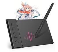 OSU VEIKK VK430 - Tableta gráfica de 4 x 3 pulgadas, lápiz óptico sin batería con tasa de relación de 290 RPS, 8192 niveles de sensibilidad a la presión y 4 teclas personalizables