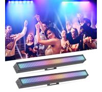 Osusuent 2 Pièce 150W LED Wallwasher Lampe de Scène,768 LEDs RGB Barre Éclairage de Scène,Stroboscope DMX512,Effets Lumineux Lumière Disco pour DJ,Scène,Disco,Concerts,Mariage,Fête,Festival