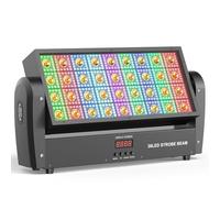 Osusuent 200W Wallwasher Luz de Escenario,Foco Par LED 648 RGB + 36 Blanco Cálido,Efecto Cortina Láser Oscilante,Estroboscopica Iluminación de Escenario para Discoteca DJ Bar Navidad Halloween,1 PCS