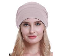osvyo Algodón Quimio Sombreros Soft Caps Cáncer Sombreros para las mujeres Pérdida de cabello sellado Embalaje, rosa palo, Talla única