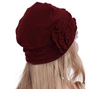 osvyo Gorro turbante de quimioterapia para mujer, gorro de cáncer para pérdida de cabello, embalaje sellado, Cereza de algodón, talla única