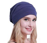 osvyo Sombreros de quimioterapia de algodón Soft Caps para cáncer, cubiertas de cabeza para mujeres con pérdida de cabello, embalaje sellado, Mezclilla Azul, Talla única