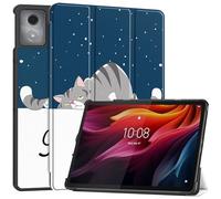 OSXINYIV Tablet Case Cubierta Protectora de la Funda Compatible with Lenovo Tab K11 Plus 11.45 Inch 2024 Tablet, Case con Auto Sleep/Wake (Cat)