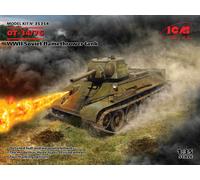 Ot-34/76 , WWII Soviet Flamethrower Tanque 1 :3 5 Plástico Modelo Kit Icm