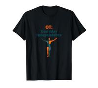 OT: Independencia Cotidiana - Empoderamiento de Terapia Ocupacional Camiseta, Hombre, Negro, XL