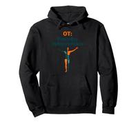 OT: Independencia Cotidiana - Empoderamiento de Terapia Ocupacional Sudadera con Capucha, Unisex para Adultos, Negro, XL