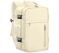 OTAHGK Mochila de Viaje Cabina Avion 40 x 20 x 25 para Ryanair Equipaje de Mano Maletas de Cabina Bolsa de Viaje Hombre Mujer mochila informal para computadora portátil -Beige