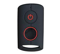 Otai Funda de Silicona para Llave de Coche Caso Compatible con Yamaha Aerox Xmax Qbix Jauns NVX Protector de Llavero de Moto (línea Roja Negra)
