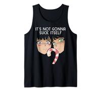 Otaku Ahegao Ecchi Hentai Lascivo Navidad Navidad Harajuku Regalo Camiseta sin Mangas