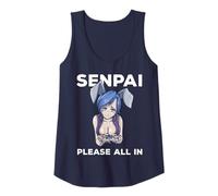 Otaku Ahegao Poker Ecchi Etchi Hentai Lascivo Senpai Waifu Regalo Camiseta sin Mangas