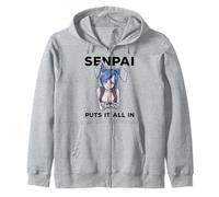 Otaku Ahegao Poker Ecchi Etchi Hentai Lascivo Senpai Waifu Regalo Sudadera con Capucha