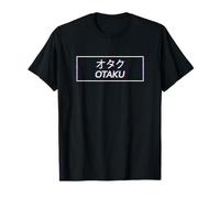Otaku Japanese Vaporwave Aesthetic Kanji Camiseta