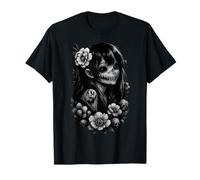 Otaku Manga Horror Japonés Estética Espeluznante Anime Gótico Camiseta