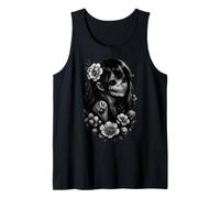Otaku Manga Horror Japonés Estética Espeluznante Anime Gótico Camiseta sin Mangas