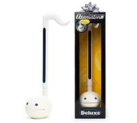 Otamatone Deluxe [Manual Inglés] - Instrumento Musical Electrónico Japonés, Sintetizador Portátil de Cube/Maywa Denki de Japón, Blanco