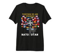 OTAN OTAN con Finlandia y Suecia Juntos Somos más Fuertes Camiseta Premium