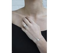 Otazu - Pulsera Audrey rodiada con cristal Swarovski