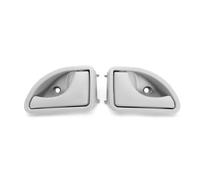 OTBEHUWJ 8200247802 82002478 Para Renault Para Kangoo 1997-2007 Para Twingo 1997-2003 Manija De Puerta Interior Automóvil Perilla Delantera Izquierda Derecha (Gray)