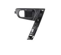 OTBEHUWJ Base De Manija De Puerta De Automóvil Cubierta De Manija Interna Negra Plateada Para Nissan Para QASHQAI J10 2008 2009 2010 2011 2012 2013 2014 2015 (Carbon Base L)