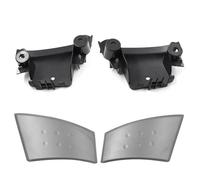 OTBEHUWJ Cubierta Manija Interior Puerta Gris Para Automóvil Cubierta De Manija Puerta Base Reposabrazos Puerta Negra Para Peugeot 107 2005 2006 2007 2008 2009 (4 PIEZAS)