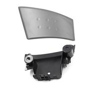 OTBEHUWJ Cubierta Manija Interior Puerta Gris Para Automóvil Cubierta De Manija Puerta Base Reposabrazos Puerta Negra Para Peugeot 107 2005 2006 2007 2008 2009 (LH Cover and Base)