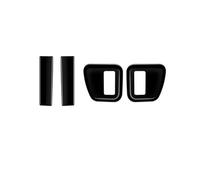 OTBEHUWJ Marco Embellecedor Manija Puerta Central Auto Pegatinas Decorativas Para Interruptor Puerta Central Accesorios Con Volante La Derecha Para N-BOX 2024 (Bright Black)