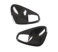 OTBEHUWJ Para Mercedes Para Benz Para Smart 451 Para Fortwo 2010-2015 Cubiertas Molduras Para Manijas Puertas Interiores Automóviles Pegatinas Interiores (Carbon fiber Look 2)