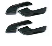 OTBEHUWJ Pegatinas Para Coche Accesorios Interiores Molduras Para Alfa Para Romeo Para Giulietta Manija Interior De La Puerta Decoración Carcasa Protectora (Black-4pcs)