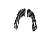 OTBEHUWJ Pegatinas Para Coche Accesorios Interiores Molduras Para Alfa Para Romeo Para Giulietta Manija Interior De La Puerta Decoración Carcasa Protectora (Carbon style-2pcs)