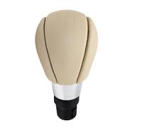 OTBEHUWJ Pomos Para Palanca Coche Pomo De Palanca De Cambios Manual De Cuero De 5/6 Velocidades Para Volvo S60 V60 S80 V70 XC70 XC60 Pomo De Palanca Cambios(Beige,6 speed)