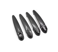 OTBEHUWJ Tiradores Exteriores Embellecedor Cubierta Manija Puerta Interior Coche Para Serie 3 X1 X3 X4 X5 X6 F20 F30 E90 E92 E93 E84 F25 F26 E70 E71 Repuestos Coche(Carbon Texture LHD)